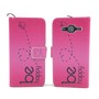 Handyh�lle Tasche f�r Handy Samsung Galaxy J5 Be Happy Pink