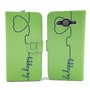 Handyh�lle Tasche f�r Handy Samsung Galaxy J5 Be Happy Gr�n
