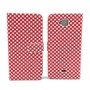 Handyh�lle Tasche f�r Handy Wiko Slide Polka Dot Rot
