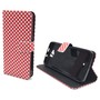 Handyh�lle Tasche f�r Handy Wiko Slide Polka Dot Rot