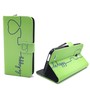 Handyh�lle Tasche f�r Handy Vodafone Smart Prime 6 Be Happy Gr�n