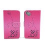 Handyh�lle Tasche f�r Handy Wiko Sunset 2  Be Happy Pink
