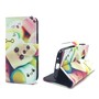 Handyh�lle Tasche f�r Handy Samsung Galaxy S4 Mini Schriftzug Marshmallows