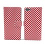 Handyh�lle Tasche f�r Handy Wiko Highway Star  Polka Dot Rot
