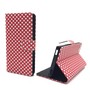 Handyh�lle Tasche f�r Handy Wiko Highway Star  Polka Dot Rot
