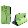 Handyh�lle Tasche f�r Handy Samsung Galaxy S3 / S3 Neo Be Happy Gr�n