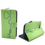 Handyh�lle Tasche f�r Handy Samsung Galaxy S3 / S3 Neo Be Happy Gr�n