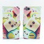 Handyh�lle Tasche f�r Handy Wiko Fever 4G  Schriftzug Marshmallows