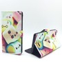 Handyh�lle Tasche f�r Handy Wiko Fever 4G  Schriftzug Marshmallows