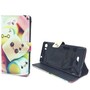 Handyh�lle Tasche f�r Handy Wiko Fever 4G  Schriftzug Marshmallows