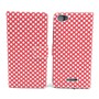Handyh�lle Tasche f�r Handy Wiko Fever 4G  Polka Dot Rot