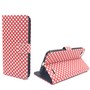 Handyhlle Tasche fr Handy Vodafone Smart Ultra 6 Polka Dot Rot
