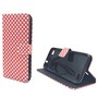 Handyhlle Tasche fr Handy Vodafone Smart Ultra 6 Polka Dot Rot