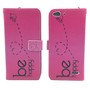 Handyh�lle Tasche f�r Handy Vodafone Smart Ultra 6 Be Happy Pink
