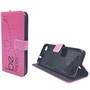 Handyh�lle Tasche f�r Handy Vodafone Smart Ultra 6 Be Happy Pink