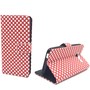Handyh�lle Tasche f�r Handy ZTE Blade L3 Polka Dot Rot