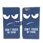 Handyh�lle Tasche f�r Handy Wiko Pulp Fab 4G Dont Touch my Phone