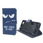 Handyh�lle Tasche f�r Handy Wiko Pulp Fab 4G Dont Touch my Phone