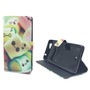 Handyh�lle Tasche f�r Handy Wiko Pulp Fab 4G Schriftzug Marshmallows