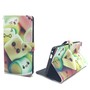 Handyh�lle Tasche f�r Handy Wiko Pulp Fab 4G Schriftzug Marshmallows