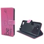 Handyh�lle Tasche f�r Handy Wiko Pulp Fab 4G Be Happy Pink