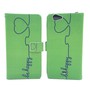 Handyh�lle Tasche f�r Handy Wiko Pulp Fab 4G Be Happy Gr�n