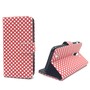 Handyh�lle Tasche f�r Handy Huawei Y625 Polka Dot Rot