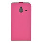 Flip Schutz H�lle f�r Microsoft Lumia 640 XL Pink Leder-Imitat Slim Flex