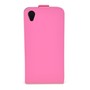 Flip Schutz H�lle f�r Alcatel Idol 3 (4.7) Pink Leder-Imitat Slim Flex