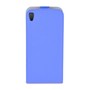 Flip Schutz H�lle f�r Alcatel Idol 3 (5.5) Blau Leder-Imitat Slim Flex