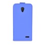 Flip Schutz H�lle f�r Alcatel Pop 2 (4.5) Blau Leder-Imitat Slim Flex