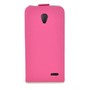 Flip Schutz H�lle f�r Alcatel Pop 2 (4.5) Pink Leder-Imitat Slim Flex