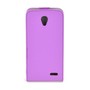 Flip Schutz H�lle f�r Alcatel Pop 2 (4.5) Lila Leder-Imitat Slim Flex