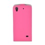 Flip Schutz H�lle f�r Huawei Ascend G620s Pink Leder-Imitat Slim Flex