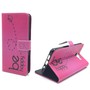 Handyh�lle Tasche f�r Handy Samsung Galaxy A5 (2016) Be Happy Pink