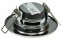 Decken-Einbaulautsprecher Mini Halogen-Look, 8cm , 6cm Einbau, chrom
