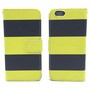Handyh�lle Tasche f�r Handy Apple iPhone 6 / 6s Schwarz / Gelb