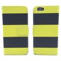 Handyh�lle Tasche f�r Handy Apple iPhone 6 / 6s Schwarz / Gelb
