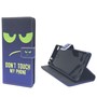 Dont Touch My Phone Handyh�lle Huawei P8 Klapph�lle Wallet Case