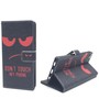 Dont Touch My Phone Handyh�lle Huawei P8 Klapph�lle Wallet Case