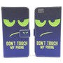 Dont Touch My Phone Handyh�lle Huawei P8 Lite Klapph�lle Wallet Case