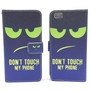 Dont Touch My Phone Handyh�lle Huawei P8 Lite Klapph�lle Wallet Case