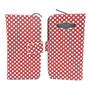 Handyh�lle Tasche f�r Handy Samsung Galaxy A5 Polka Dot Rot Weiss