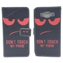 Handyh�lle Tasche f�r Handy Samsung Galaxy A5 Dont Touch My Phone Rot