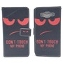Handyh�lle Tasche f�r Handy Samsung Galaxy A5 Dont Touch My Phone Rot