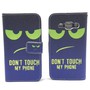 Handyh�lle Tasche f�r Handy Samsung Galaxy J1 Dont Touch My Phone Gr�n
