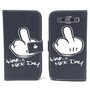 Handyh�lle Tasche f�r Handy Samsung Galaxy S3 / S3 Neo Have A Nice Day Schwarz