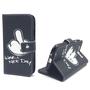 Handyh�lle Tasche f�r Handy Samsung Galaxy S3 / S3 Neo Have A Nice Day Schwarz