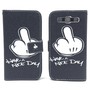 Handyh�lle Tasche f�r Handy Samsung Galaxy S3 / S3 Neo Have A Nice Day Schwarz