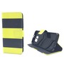 Handyh�lle Tasche f�r Handy Samsung Galaxy S6 Schwarz / Gelb